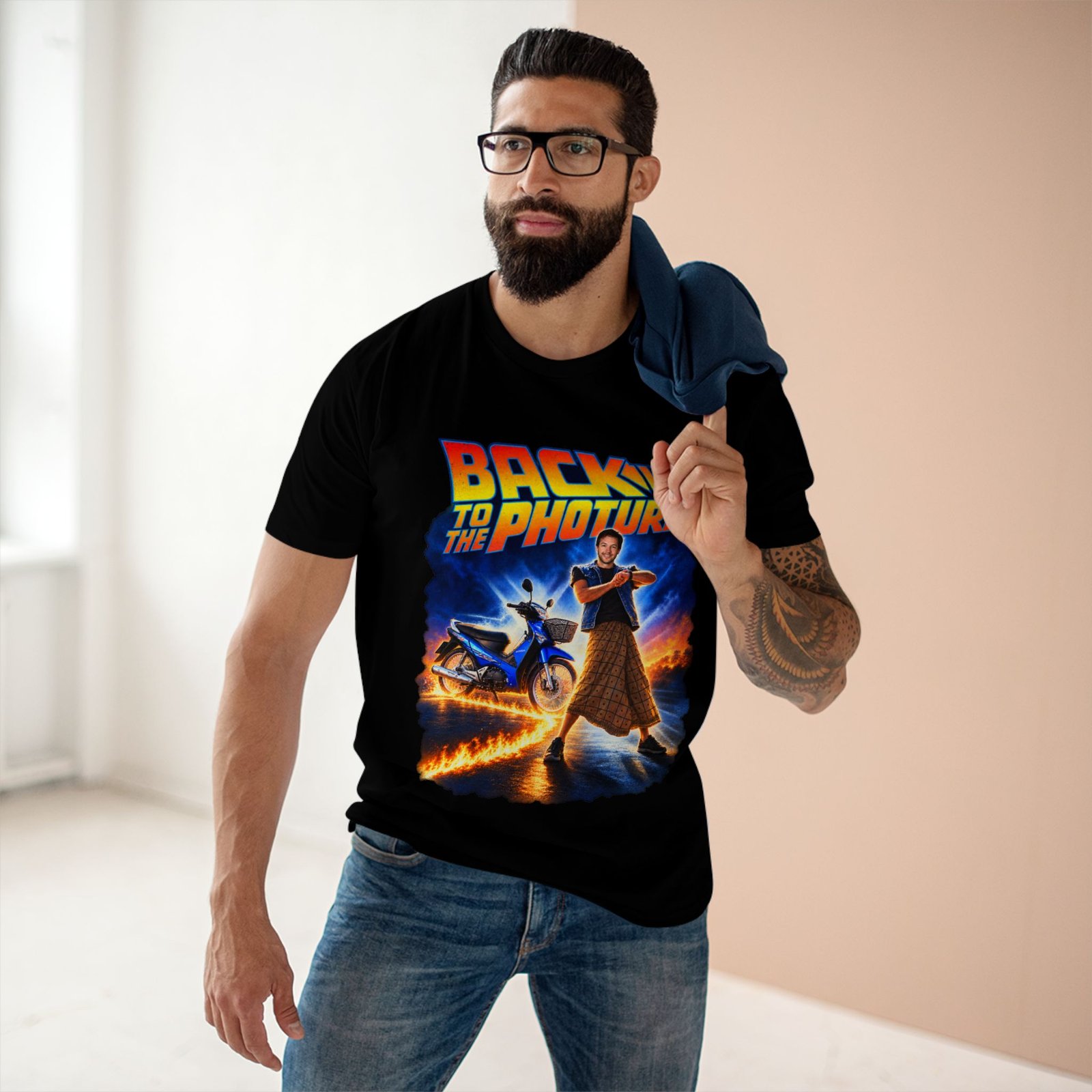 Pho Bros Back to the Photure Tee - Image 3