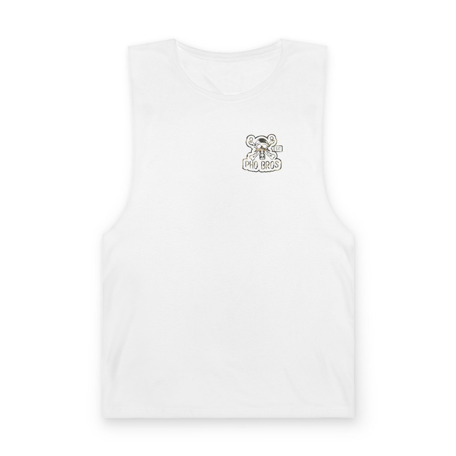 Pho Bros SC Tank - Camo on White