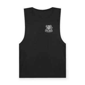 Pho Bros SC Tank - White on Black