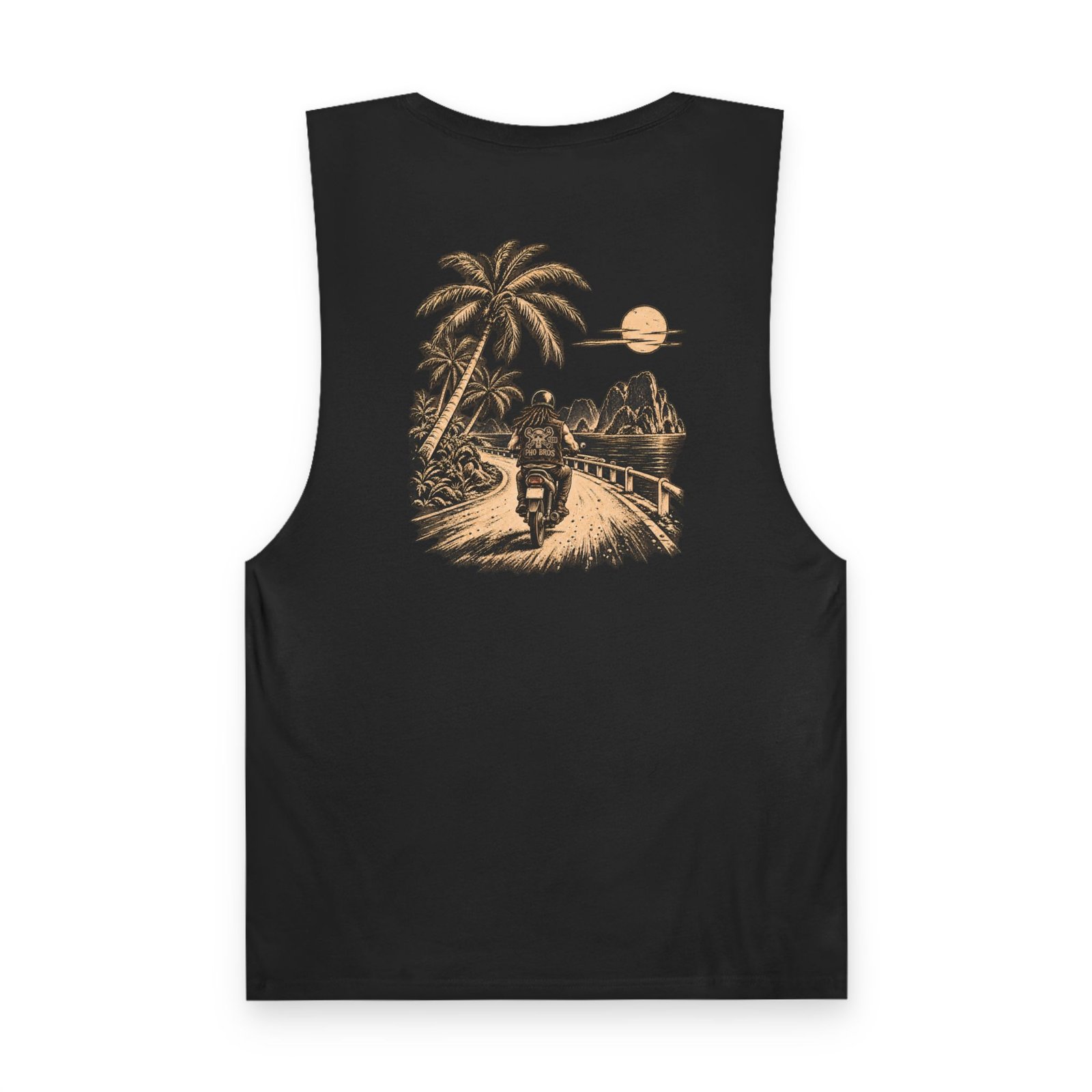 Pho Bros Coast Rider Tank - Black - Image 3