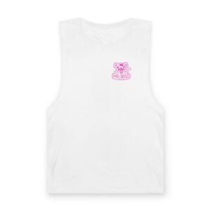 Pho Bros SC Tank - Pink on White