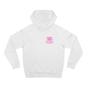 Pho Bros SC Hoodie - Pink on White