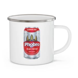 Pho Bros Cambodia 2015 Enamel Camping Mug